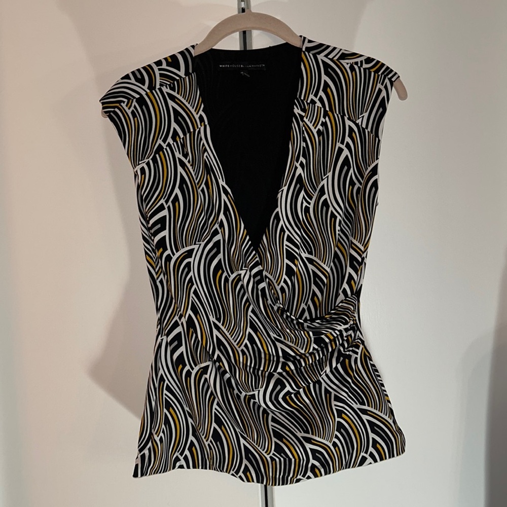 White House, Black market faux wrap top